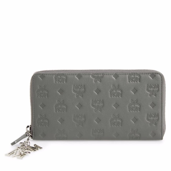 MCM Handbags - MCM Klara Leather Zip Wallet